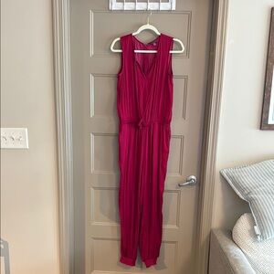 Sleeveless Pink Jumpsuit